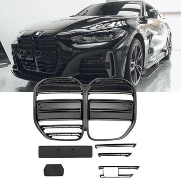 Grille Grille glans zwart geschikt voor BMW 4 Serie G22 G23, Ophalen of Verzenden