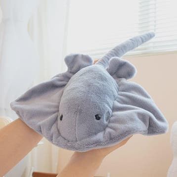 Kawaii Zee-Rog Knuffel - Zacht Pluche Speelgoed (35/42cm) -