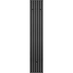 Kapstok - Trion Geve - Wandgarderobe - 25x160cm - Zwart -, Ophalen of Verzenden, Nieuw
