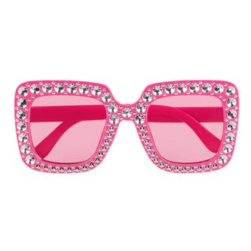 Partybril Bling Bling Hot Pink, Ophalen of Verzenden, Nieuw