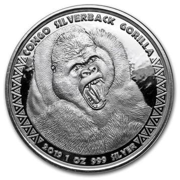Congo. 5000 Francs 2019 1 oz Republic of Congo Silver