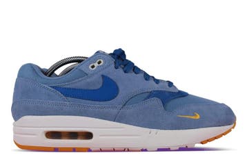 Nike Air Max 1 Mini Swoosh Work Blue • 41 43 44 45 45.5 49.5, Ophalen of Verzenden, Nieuw, Nike, Sneakers of Gympen