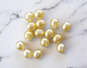 30 x Transparante DQ Glasparel – 6 mm – Kleur Chiffon, Ophalen of Verzenden, Nieuw, Kraal