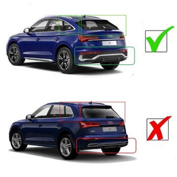 Diffuser geschikt voor Q5 Sportback | SQ-Style | 21- 25 |, Auto-onderdelen, Mercedes-Benz, Nieuw, Ophalen of Verzenden, Achter