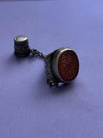 Turkmeense ring met duimspeltjes - Zilver - Turkmenistan -, Antiek en Kunst