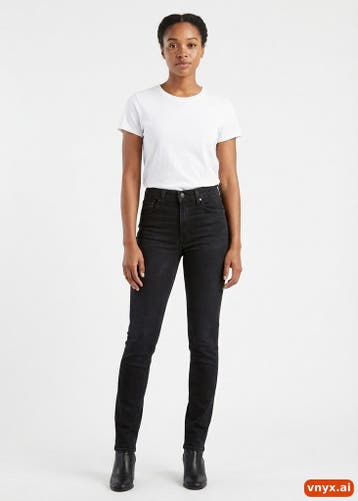 Levis Jeans Dames maat WW25 / L32 Zwart Vintage, Ophalen of Verzenden, Nieuw