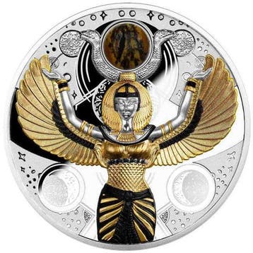 Niue. 2 Dollars 2022 2 oz $2 NZD Niue Silver Isis - The