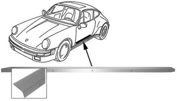Beschermers voor de dorpels, chroom. Porsche 911 1965-1983, Verzenden, Nieuw