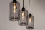 Rietveld Hanglampen - Zwart, Grijs - Glas, Metaal, Verzenden, Nieuw