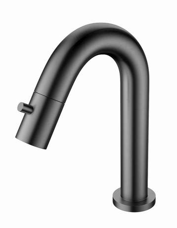 Fontein kraan Mila Gun Metal grey Exclusive Opbouw 1/2, Ophalen of Verzenden, Nieuw, Bad