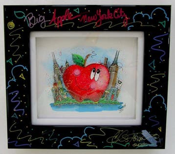 Charles Fazzino (1955) - 3D Mini Apple