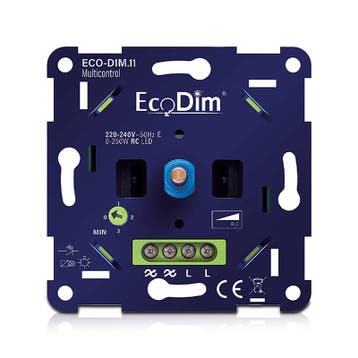Ecodim Universele Geruisloze LED Dimmer 0-250W Fase, Verzenden, Nieuw, Overige fittingen