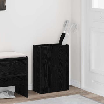 vidaXL Paraplu Standaard Zwart Eiken 40 x 20 x 55,5 cm, Huis en Inrichting, Verzenden, Nieuw