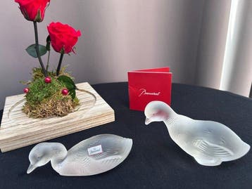 Baccarat - Tafelmiddenstuk (2) - Kristal - Bevroren Eenden