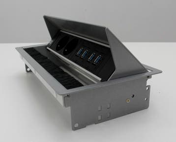 BachMann power desk insert - 29x15.5cm (bxd) - 6cm dikte  -, Werkplek, Ophalen of Verzenden, Gebruikt, Overige typen