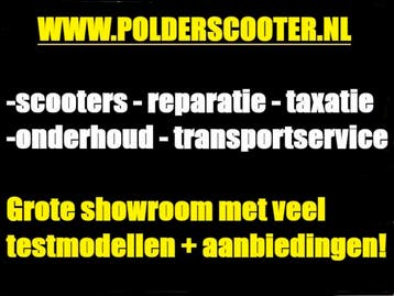 Scooter kopen Zeewolde met hoge showroom korting op=op!, Ophalen, Nieuw
