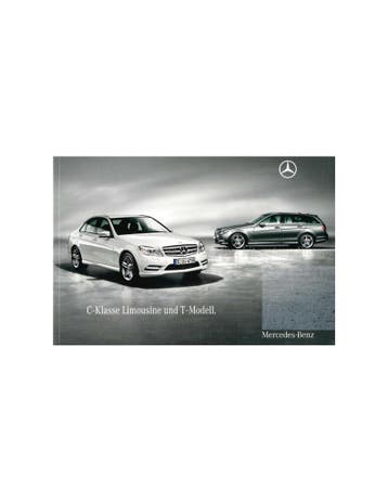 2010 MERCEDES BENZ C KLASSE SEDAN | ESTATE BROCHURE DUITS, Nieuw, Author