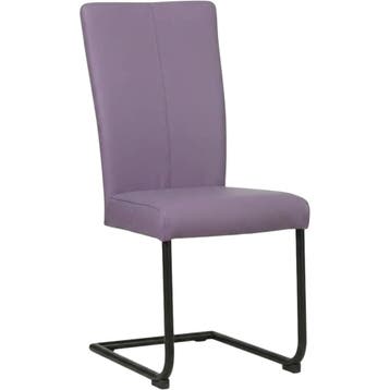 Leren eetkamerstoel Dry - Toledo Lila (lichtpaars) -, Huis en Inrichting, Stoelen, Overige kleuren, Nieuw, Leer, Ophalen of Verzenden