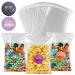 50x Uitdeelzakjes + Stickers Hiep Hiep Hoera! Mix - Zakjes, Verzenden, Nieuw