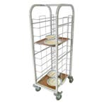Stalen Dienbladenwagen 134(h)x49(b)x58(d)cm HorecaTraders, Verzenden, Nieuw in verpakking