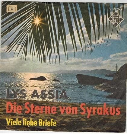 Single vinyl / 7 inch - Lys Assia - Die Sterne Von Syrakus, Cd's en Dvd's, Vinyl Singles, Zo goed als nieuw, 7 inch, Overige genres