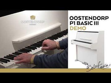Oostendorp P1 Basic III PWH chroom digitale piano, Muziek en Instrumenten, Piano's, Nieuw, Wit, Piano