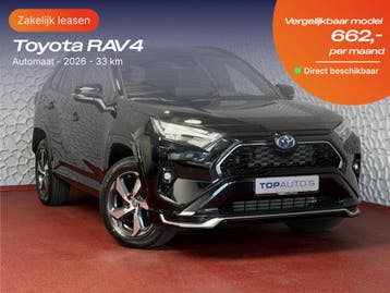 Toyota RAV4 | Zakelijk Leasen vanaf 255,- p/mnd, Nieuw, Financial lease, Lease, Rav4
