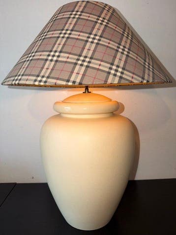 Robert Kostka - Kolom vloerlamp - Keramiek, Textiel - Een