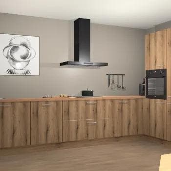 Goud Eiken keuken Khao Lak 73091, Verzenden, Nieuw