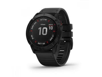 Garmin Fenix 6X Sapphire Bluetooth 51 mm - Zwart, Verzenden, Zo goed als nieuw, Garmin