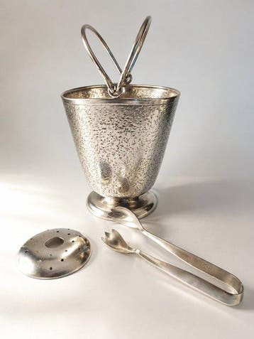 Argenteria Dabbene Milano - Ijsemmer (3) - .800 zilver - 277