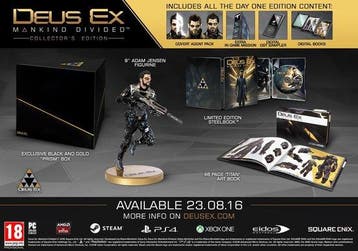 Deus EX Mankind Divided collectors Edition (ps4 nieuw), Ophalen of Verzenden, Nieuw