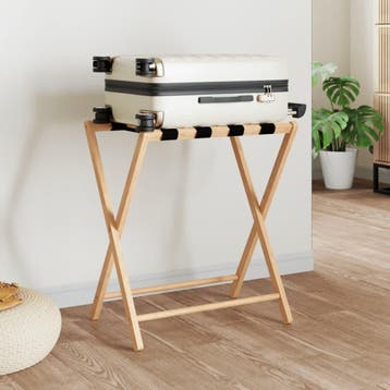 vidaXL Bagagerek 68,5x38x58 cm bamboe, Fietsen en Brommers, Verzenden, Nieuw