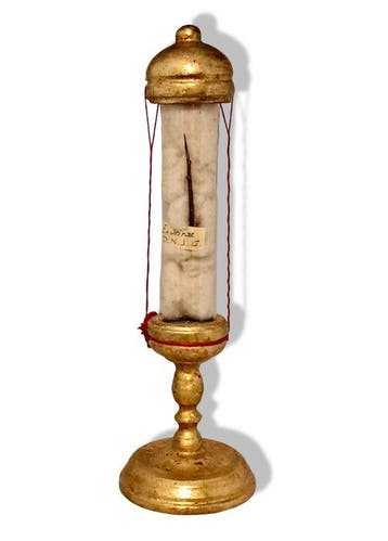 Reliekhouder - Hout, Glas - 1850-1900 - Doorn uit de Kroon