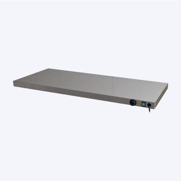 Warmhoudplaat | 4x 1/1 GN | tot +99° C | RVS | 53x132x6cm, Verzenden, Nieuw in verpakking