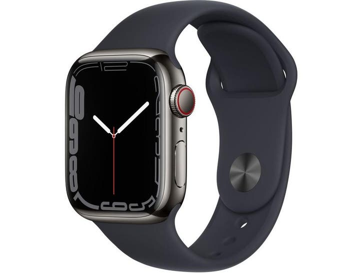 Apple Watch Series 7 - Smartwatch - ECG en zuurstofmeting -, Sieraden, Tassen en Uiterlijk, Smartwatches, Zo goed als nieuw, Verzenden