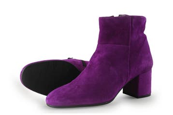 Manfield Enkellaarzen in maat 39 Paars, Kleding | Dames, Schoenen, Overige kleuren, Verzenden, Lage of Enkellaarzen, Zo goed als nieuw