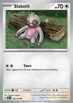 Slakoth 160/193 reverse holo Paldea evolved, Ophalen of Verzenden, Nieuw, Losse kaart, Foil