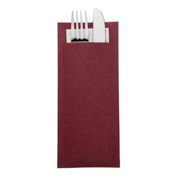 Bestekzakje | Incl. Servet | Papier | 500 Stuks | 195x57mm, Verzenden, Nieuw in verpakking