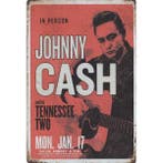 Wandbord -  Johnny Cash And His Tennessee Two, Ophalen of Verzenden, Nieuw