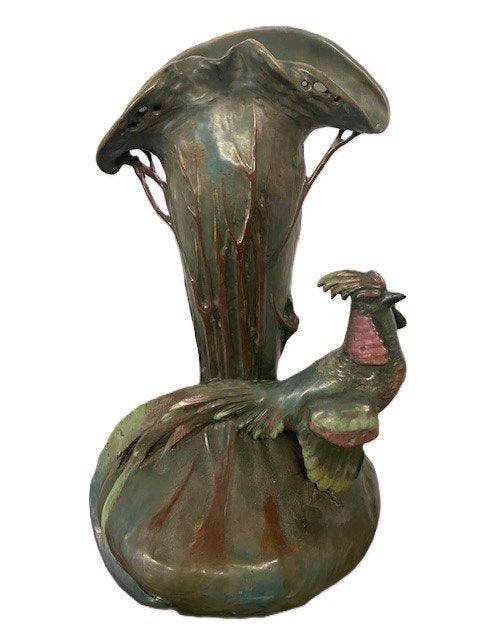 Vaas - Aardewerk, Emaille - Vaso Amphora-Stellmacher, Antiek en Kunst, Kunst | Designobjecten