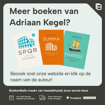 ARGO Grieks gymnasium bovenbouw 4e leerjaar 9789492000675, Boeken, Verzenden, Zo goed als nieuw, Adriaan Kegel