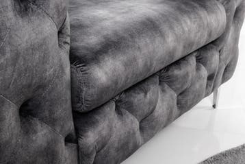 Moderne barokke fauteuil in Chesterfield-stijl, 120 cm,, Huis en Inrichting, Fauteuils, Ophalen of Verzenden, Nieuw