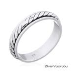 Zilveren Spinner kabel ring, Sieraden, Tassen en Uiterlijk, Ringen, Verzenden, Nieuw, Zilver