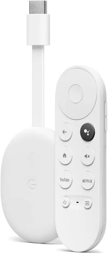 Google Chromecast met Google TV 4K HDR Wit - Gebruikt, Ophalen of Verzenden, Nieuw