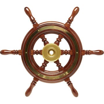 Houten Stuurwiel Boot Mahonie 500mm, Watersport en Boten, Accessoires en Onderhoud, Ophalen of Verzenden, Nieuw
