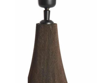 Light & Living Trapino - Tafellamp - Hout - Ø13x32cm - Bruin, Verzenden, Nieuw