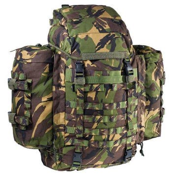 KL landmacht veldrugzak 80L met zijtassen en Daypack drag..., Ophalen of Verzenden, Zo goed als nieuw