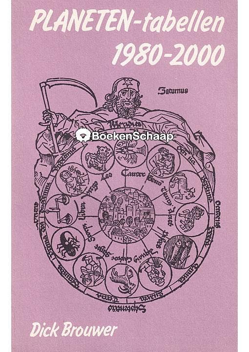 Planeten-tabellen 1980-2000 Dick Brouwer, Boeken, Esoterie en Spiritualiteit, Gelezen, Verzenden