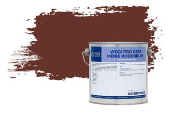 Wixx PRO IJzermenie Roodbruin RAL 8012 | Roodbruin 20L, Verzenden, Nieuw, Verf, 15 tot 20 liter